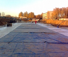 Фундаменты панельного жилого дома по адресу Московская обл., г. Королев, ул. Пионерская, д. 30. 